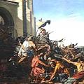 Brissarthe, mort de Robert IV le Fort, tableau Henri Lehmann 1837