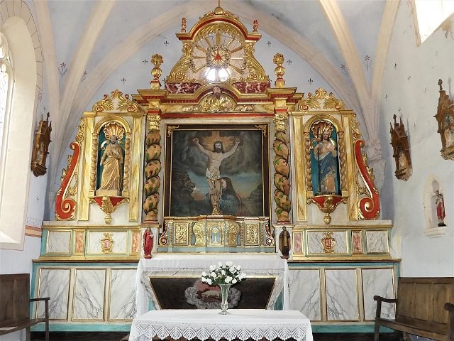 L'église Saint Jacques le majeur, le retable du maitre autel