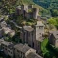 Le château, vue aérienne