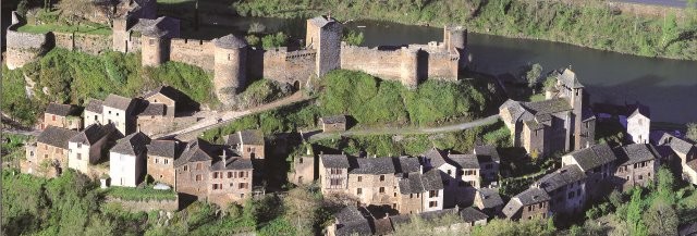 Le château, vue aérienne