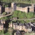 Le château, vue aérienne