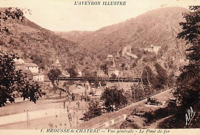 Le pont de fer (cpa)