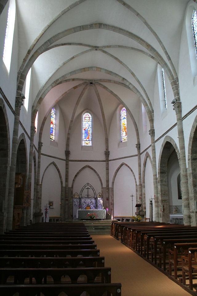 La nef de l'église Saint Martin