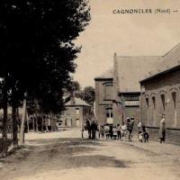 Cagnoncles 59 le pont vers 1910 cpa