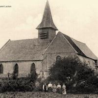 Caisnes oise cpa eglise saint lucien