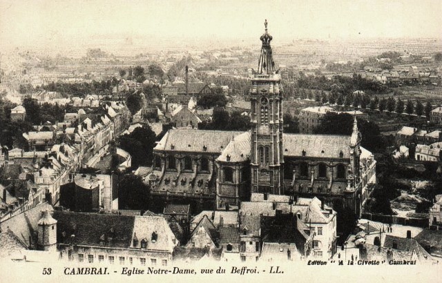 Cambrai 59 la cathédrale notre dame cpa