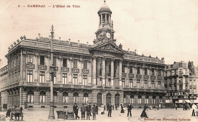 Cambrai 59 l hotel de ville cpa