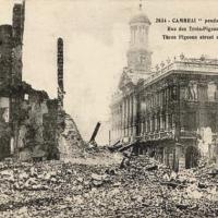 Cambrai 59 l hotel de ville en ruines 1914 1918 cpa