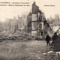 Cambrai 59 la grande place 1914 1918 cpa
