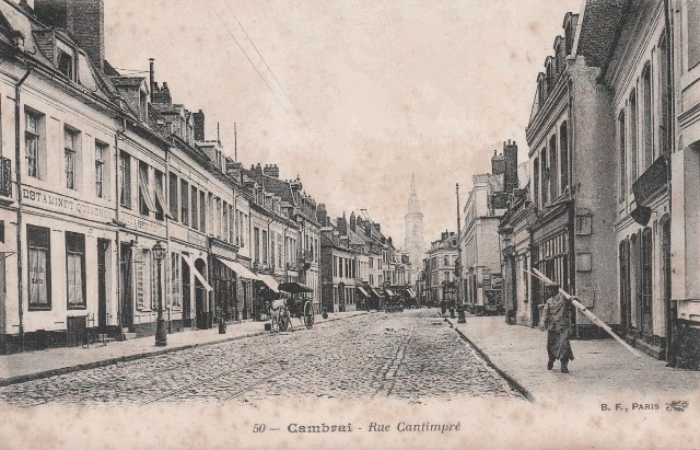 Cambrai 59 la rue cartimpre cpa