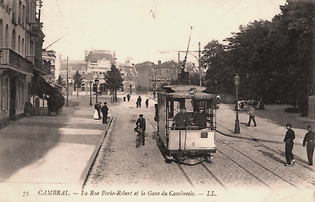 Cambrai 59 la rue de la porte robert cpa