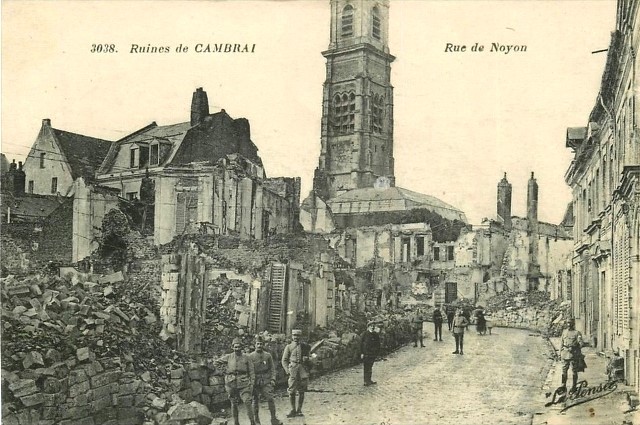 Cambrai 59 la rue de noyon 1914 1918 cpa