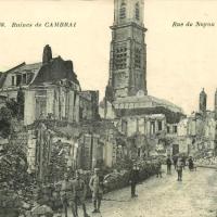 Cambrai 59 la rue de noyon 1914 1918 cpa