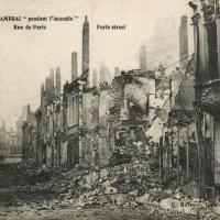 Cambrai 59 la rue de paris 1914 1918 cpa