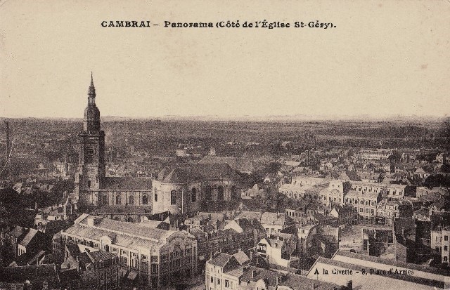 Cambrai 59 vue generale cpa