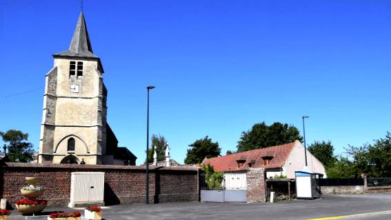 Cattenières (59) L'Eglise Saint-Martin