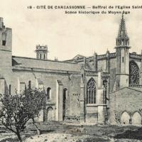L' église Saint Nazaire en 1907 (cpa)