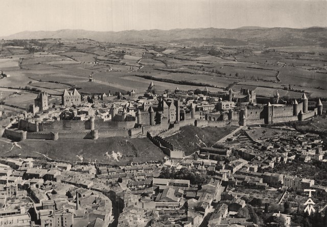 La cité vue aérienne (cpa)