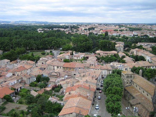 La Trivalle et la ville basse vue de la cité