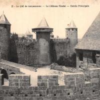 Le château comtal (cpa)