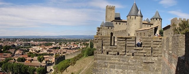 Le château comtal vu des remparts