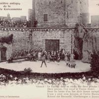 Le théâtre en 1908 (cpa)