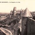 Les remparts (cpa)