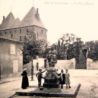 La place Marcou (cpa)