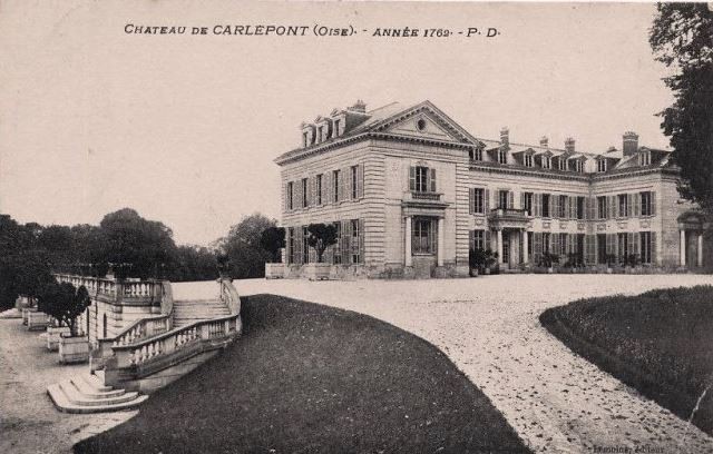 Carlepont 60 le chateau avant 1914 cpa