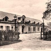 Carlepont 60 le chateau avant 1914 les ecuries cpa