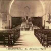 Carlepont oise cpa l eglise saint eloi