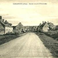 Carlepont oise cpa l entree de la ville