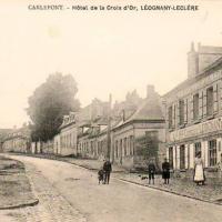 Carlepont oise cpa l hotel de la croix d or