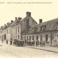 Carlepont oise cpa la grande rue 