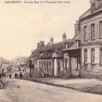 Carlepont oise cpa la grande rue
