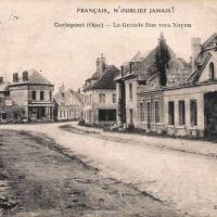 Carlepont oise cpa la grande rue