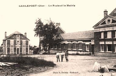 Carlepont oise cpa la mairie ecoles et la poste