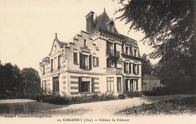 Carlepont oise cpa le fremont 