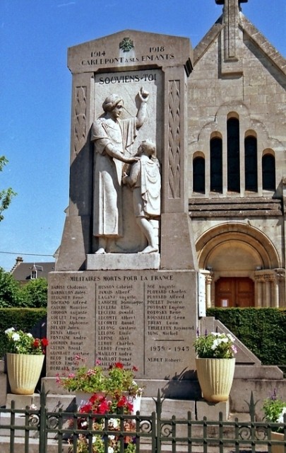 Carlepont oise le monument aux morts