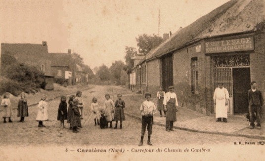 Carnieres 59 chemin de cambrai cpa