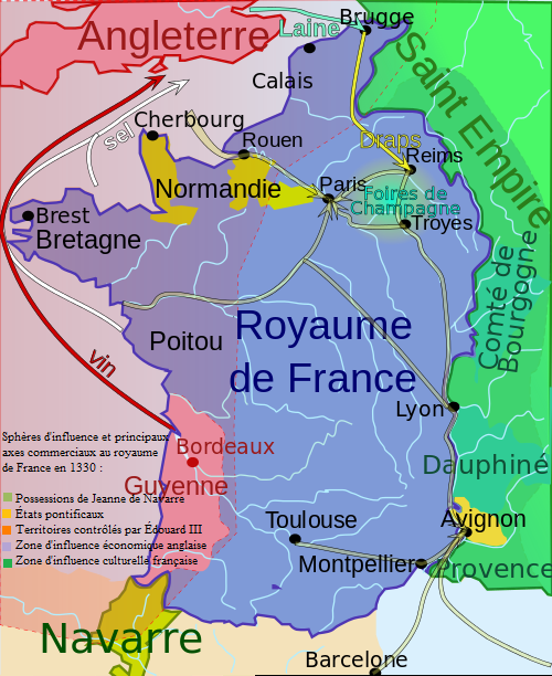 Le royaume des Capétiens, Guerre de Cent Ans en 1330