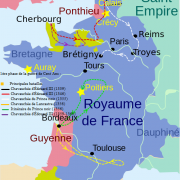 Le royaume des Capétiens, Guerre de Cent Ans en 1356