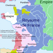 Le royaume des Capétiens, Guerre de Cent Ans en 1365