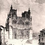 La cathédrale Saint-Maurice de Vienne où est inhumé Boson en 887