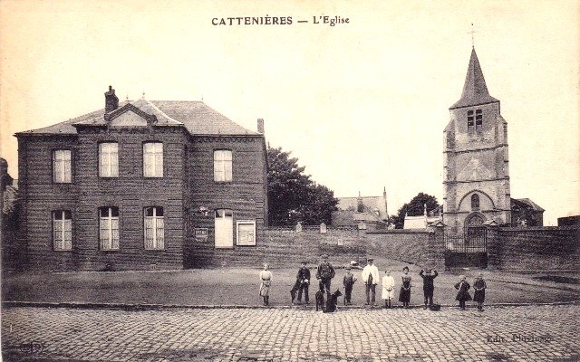 Cattenieres 59 l eglise saint martin cpa