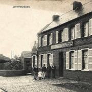 Cattenieres 59 le restaurant de la gare lefebvre hutin cpa