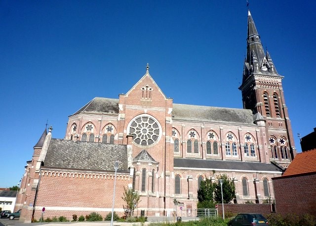 Caudry 59 la basilique sainte maxellende