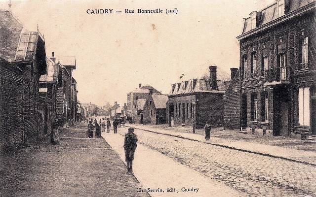 Caudry 59 la rue bonneville cpa