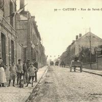 Caudry 59 la rue de saint quentin cpa