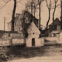 Caudry 59 le chateau et la chapelle cpa